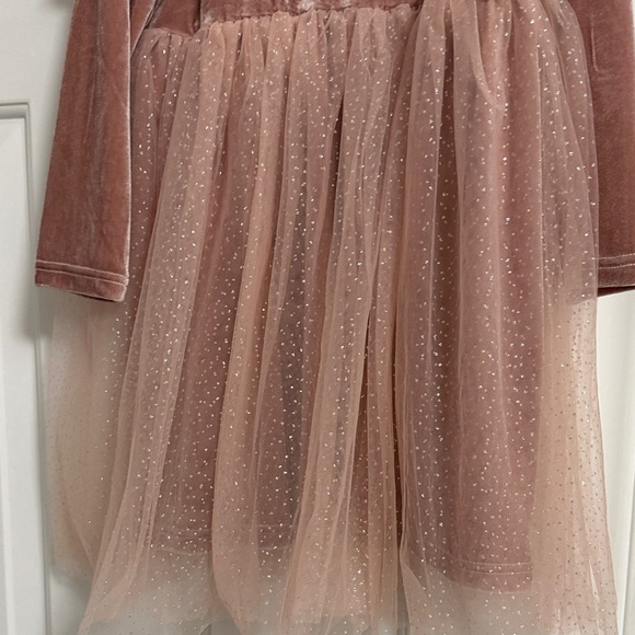 Grace Karin Pink Velvet Kids Dress - Picture 7 of 8